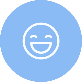 Happy customer icon