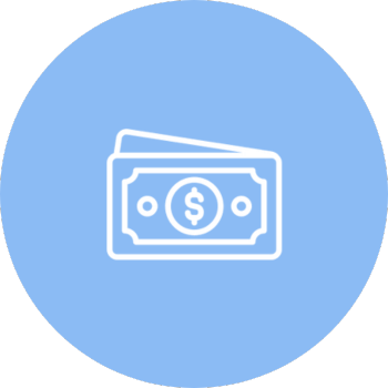 Financial benefit icon