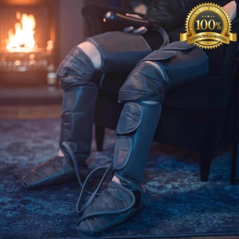 Product1 leg compression device in use