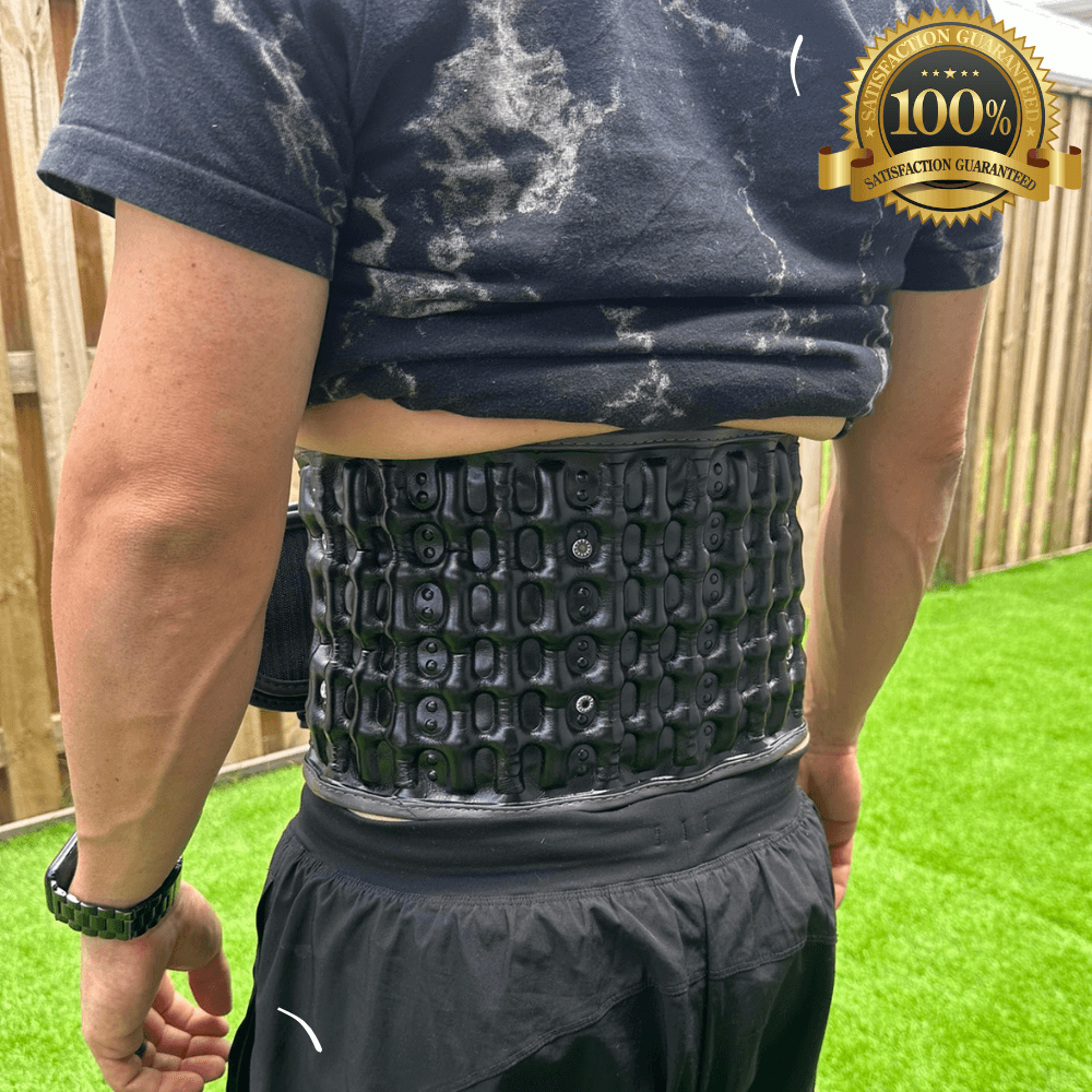 Product1 back support belt, 100% satisfaction guarantee.