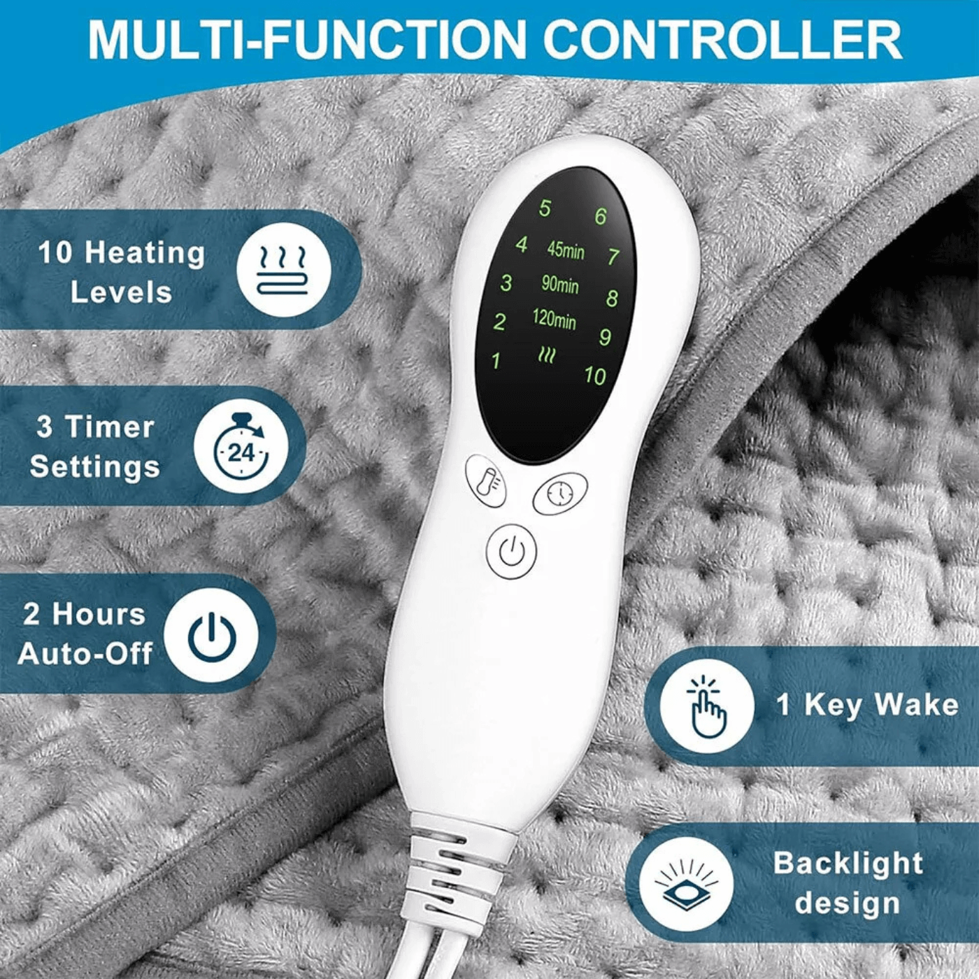 Product 1 Multi-Function Controller with 10 Heating Levels and Timer Settings