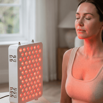 A closer photo of a woman using the Pro Panel Mini 