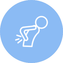Back pain relief icon