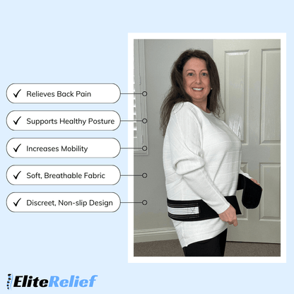 Relieves pain, supports posture, & increases mobility